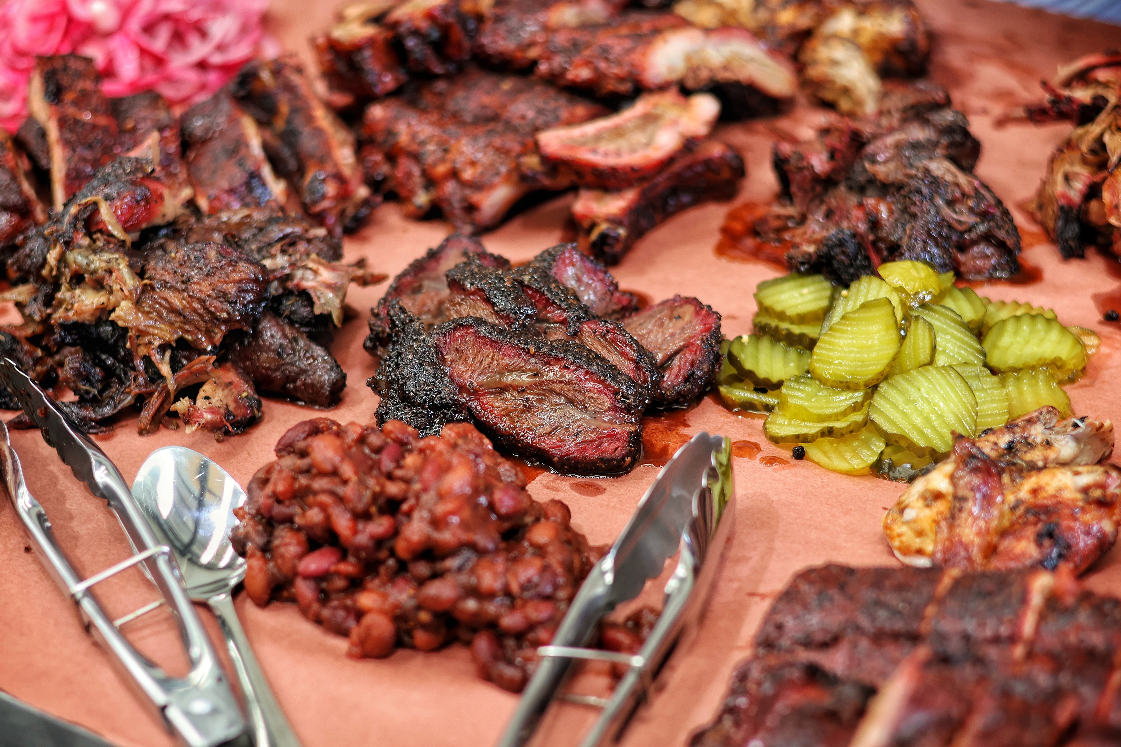 BBQ meat platter