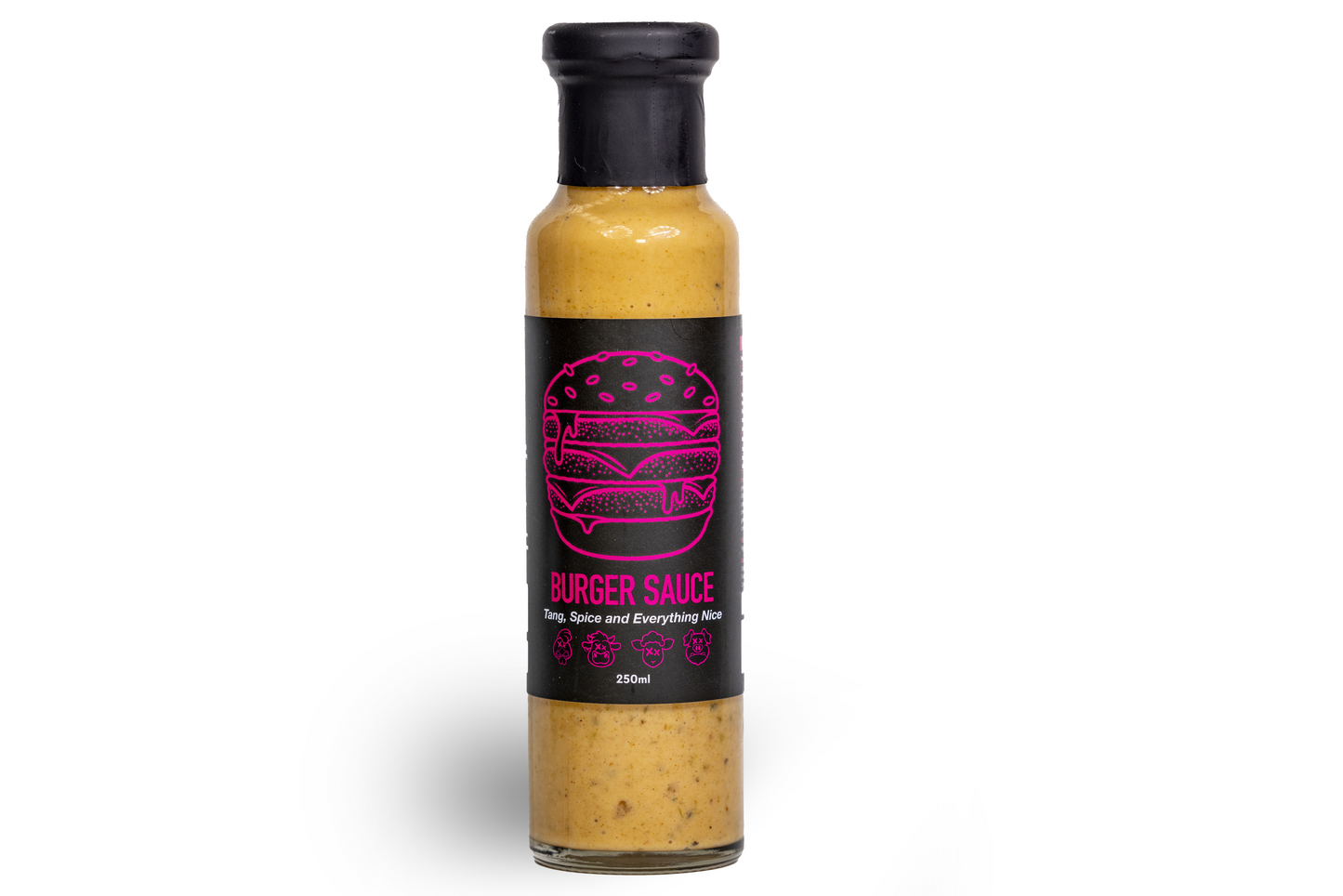 Boomas Tangy Spice Burger Sauce bottle